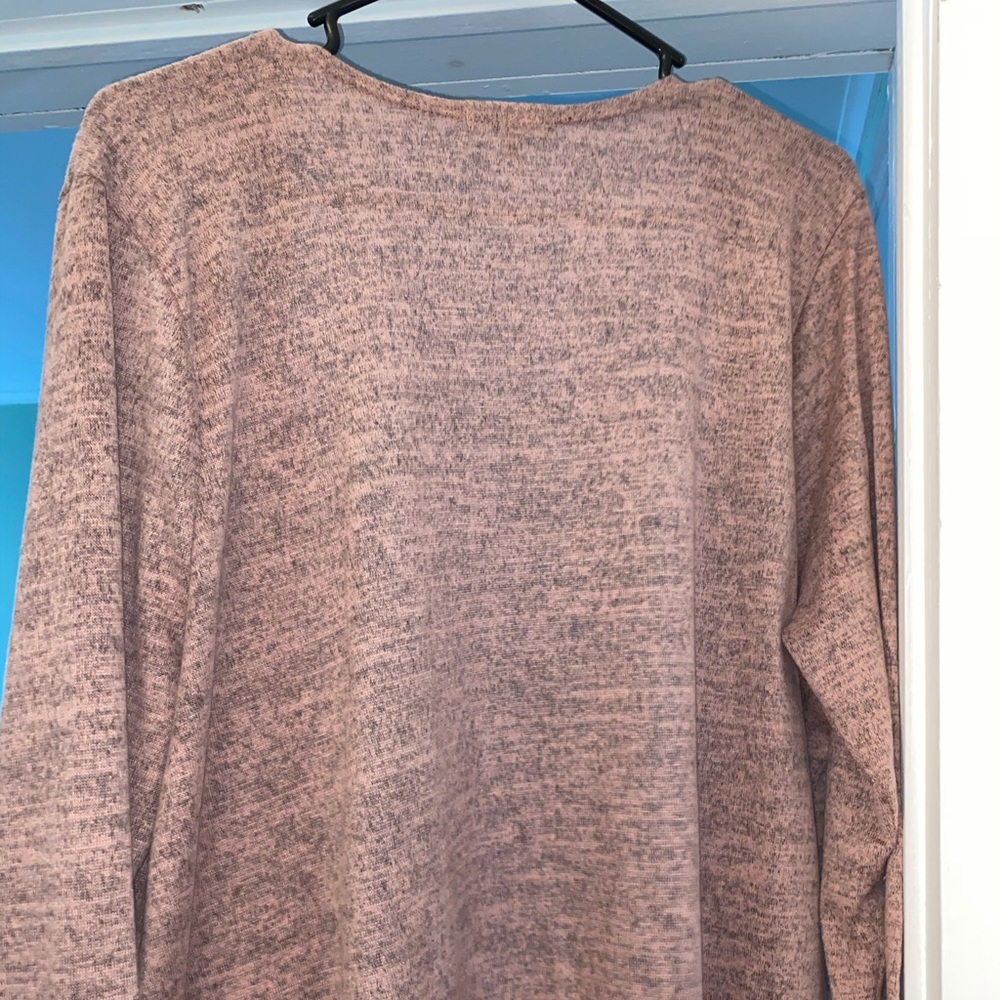 Charlotte Russe Mauve Open Front Cardigan - Picture 3 of 4